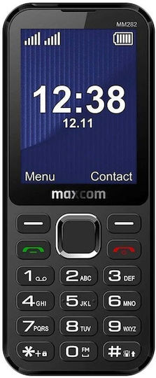 MaxCom MM282 Dual SIM Κινητό με Κουμπιά Μαύρο