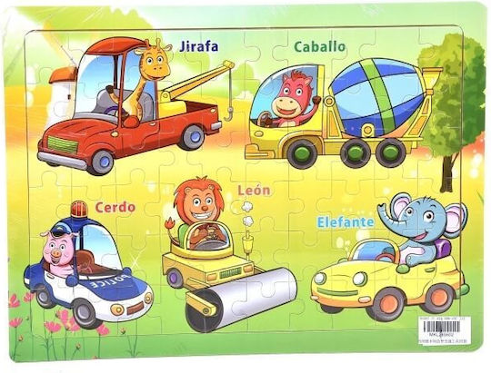 Holz Kinderpuzzles Abgesteckt Für 3+ Jahre