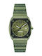 Women's Watch 44mm Battery with Green Steel Bracelet