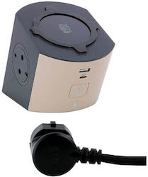 Legrand Steckdosenleiste 2 Steckdosen mit USB-A und Kabel 2m Braun Legrand Steckdosenleiste 2 Steckdosen mit USB-A und Kabel 2m Braun