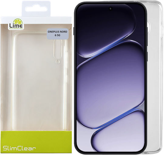 Lime Slimclear Back Cover Silicone Green (OnePlus Nord 6)