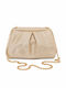 Stoff Damen Handtasche Schulter Gold