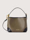 Leather Women's Tote Bag Green