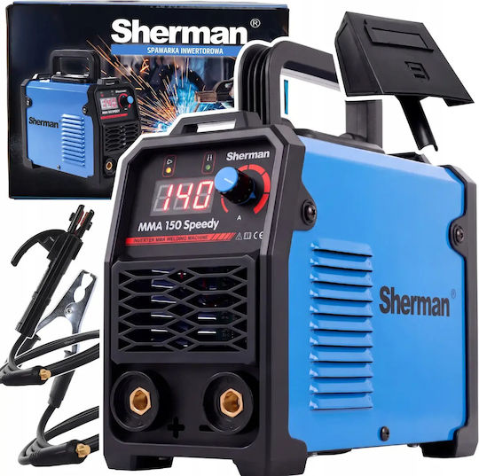 Sherman MMA 150 Speedy Инверторен Заваръчен Апарат MMA с Максимален Заваръчен Ток 150A и Работен Цикъл 60%