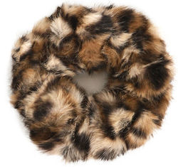 Mat Fashion Elastice de păr Bej 0043.8350.Ν-imprimeu animal bej