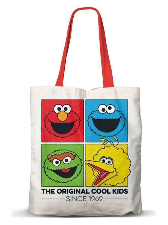 Чанта За Рамо Fan Sesame Street Cool Бяла