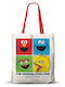 Τσάντα Ώμου Fan Sesame Street Cool Άσπρο