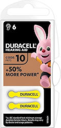 Μπαταρία Duracell Ψευδαργύρου-αέρα Za10 Pr70 Ac10 Da230 Ακουστικά Βαρηκοΐας Duracell Συσκευασία Κυψέλης 6-pack 42435