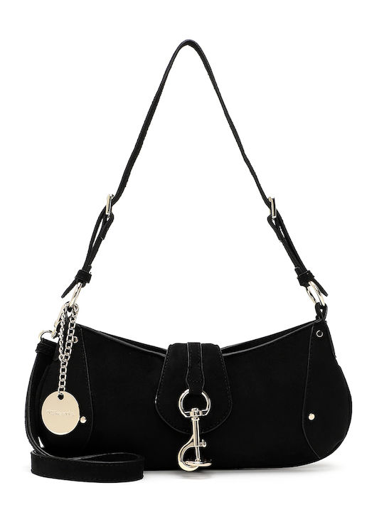 Tamaris Marina Women's Shoulder Bag Suede Black