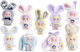 Character Meya & Mocici Candy Heart Rabbit Überraschungsbox (6er-Pack) (Verschiedene Designs)