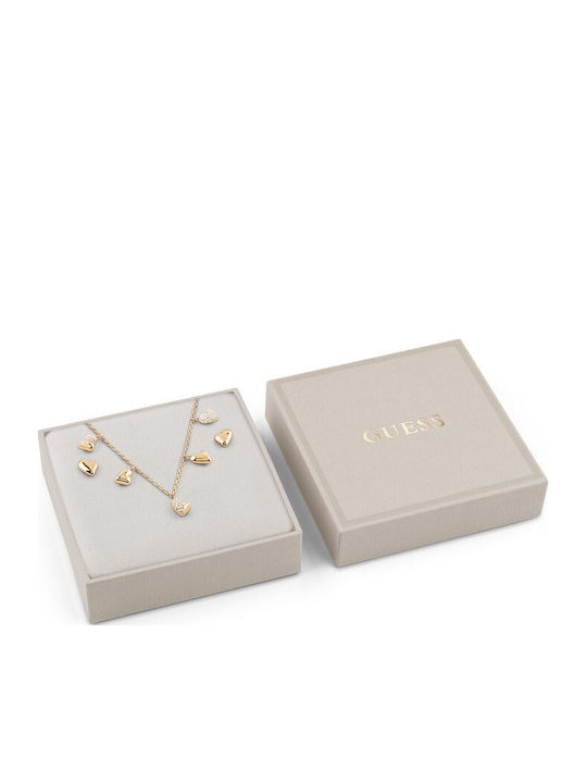 Guess Golden Love Schmuckset aus Stahl