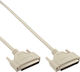 InLine Serial 37 Pin DB37 Male Male Straight Extension Cable 1m