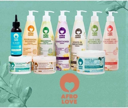 Set pentru Îngrijirea Părului Afro Love Hidratare Reparare