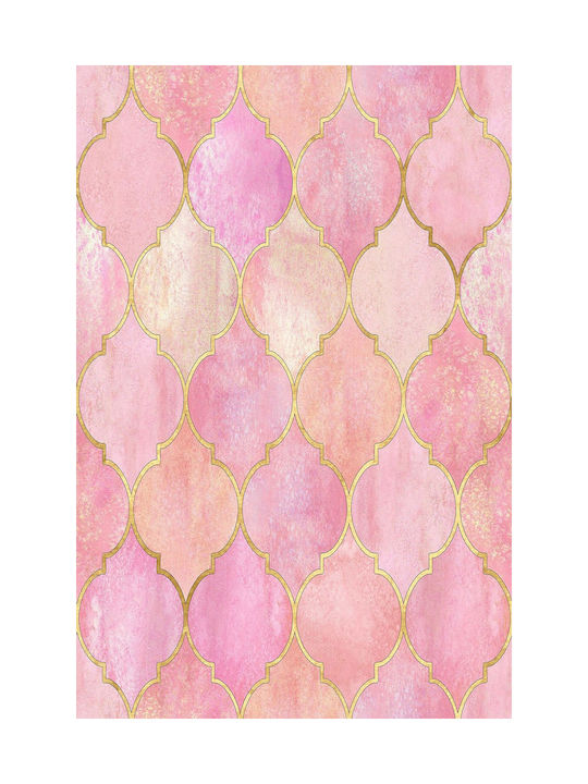 Conceptum Hypnose Exfab Pink-Gold Runner Rug 80...