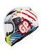 CMS GPkids Super Troop White/Yellow/Blue Kids Motorcycle Helmet Full Face ECE 22.06 1230gr