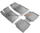 Set Covoare Auto Universal Cauciuc 5 Bucăți Gri 00243