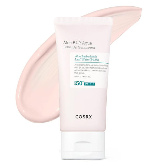 Cosrx Aloe 54.2 Aqua Tone-up Cremă de Față cu Protecție Solară SPF50+ 50ml