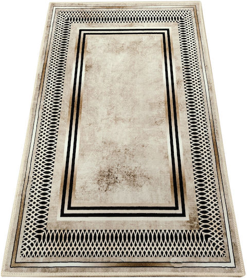 Chios Hellas Килим За Дневна Правоъгълен Копринен Бежов 155x225см 31953С1