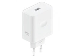 Oppo Зарядно устройство Без Кабел с USB-A Порт 100W Бял (Super Flash) Oppo Зарядно устройство Без Кабел с USB-A Порт 100W Бял (Super Flash)