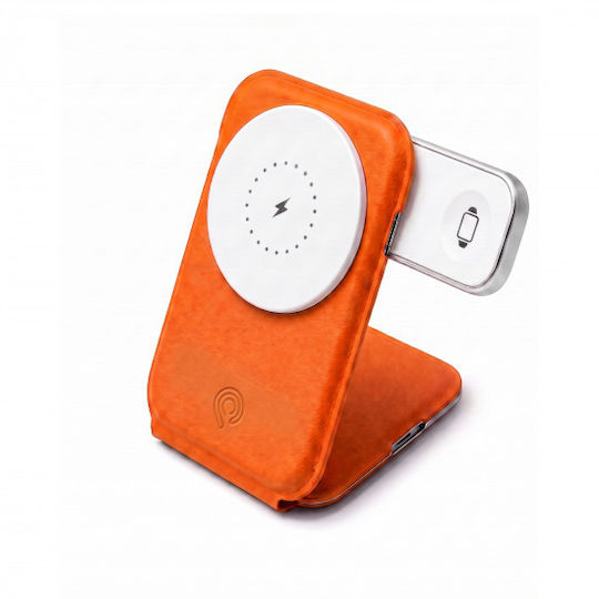 Hyperloq Безжично зарядно устройство (Qi Pad) 15W Оранжев (NeoStation)