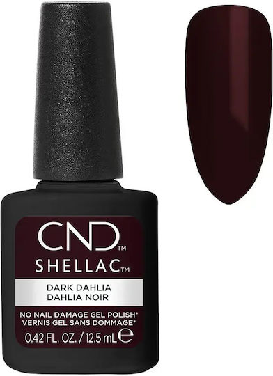 Shellac Gel Nagellack Dunkle Dahlie 12,5ml