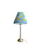 Table Lamps Dimensions for E27 Lamp Fitting with Shade and Bronze Lamp Base