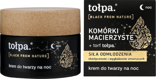 Tolpa Black From Nature Rejuvenating Power Face Night Cream for Moisturizing & Anti-aging 50ml