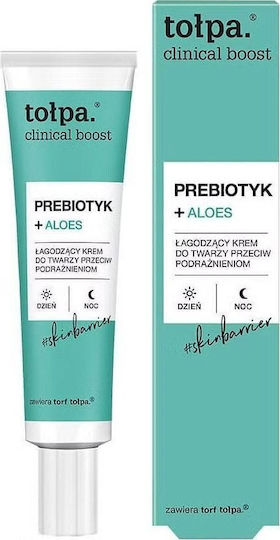 Tolpa Tołpa Clinical Boost Prebiotic & Aloe Face Cream for Moisturizing & Redness with Aloe Vera & Prebiotics 40ml