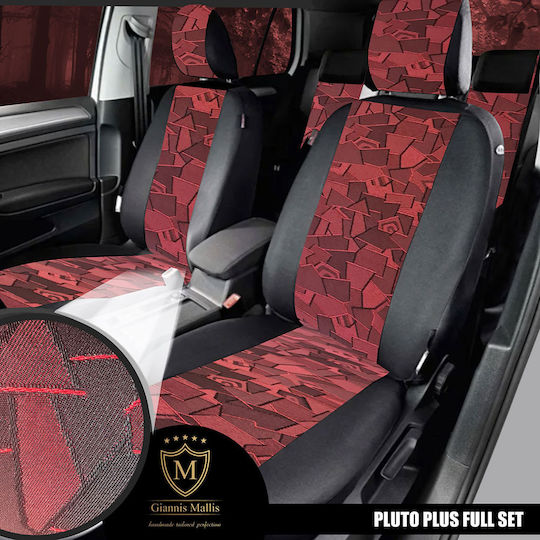 Huse Pentru Scaune Auto Pluto Plus Țesătură Neagră K30