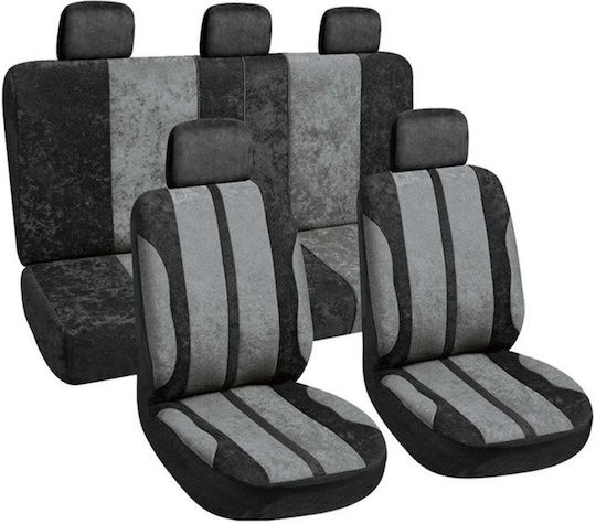 Tompar Autositzbezüge Autoserio Ag-28602/4 Samt Grau