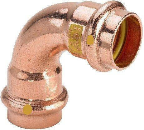 Viega Copper Pipe Elbow Profipress 15mm G 90° 345464