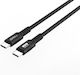 Microconnect Usb-c To Usb-c Cable Premium Liquid Silicone 240w 20gbps Usb4 Gen 3x2 2m