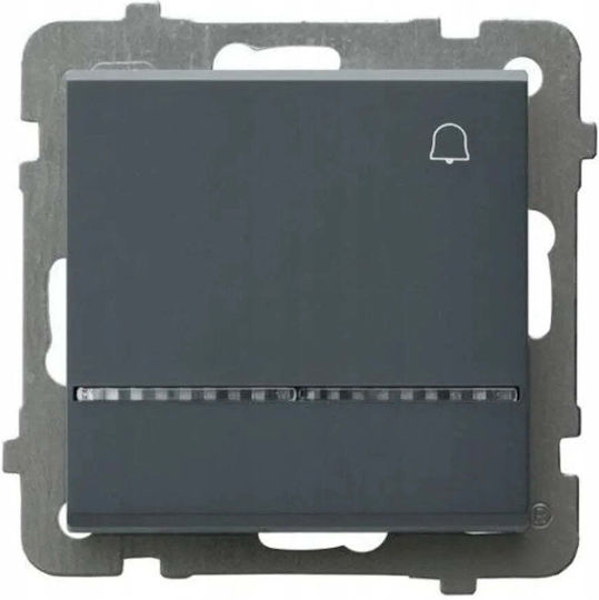 Ospel Sonata Bell Push Button In Blue Colour ŁP-6RS m 73