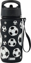iDrink Football Kids Water Bottle Football Made of Tritan Plastic Black Thermos 500ml iDrink Football Kids Water Bottle Football Made of Tritan Plastic Black Thermos 500ml