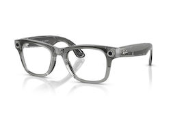 Ray-ban Meta Wayfarer Gen 2 Shiny Rw4012 6840mf 53 Smart Glasses Wi-fi 6 Bluetooth Camera Video Recording Voice Assistant 32gb Flash Transition Lenses Transparent Blue Gray