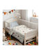 Melinen Prime Line Baby Crib Duvet Multicolour Planets 110x160cm