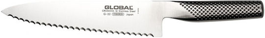 Global Classic G Μαχαίρι Ψωμιού από Ανοξείδωτο Ατσάλι 20cm