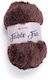 Strickgarn Fable Fur Gounaki 100g Braun