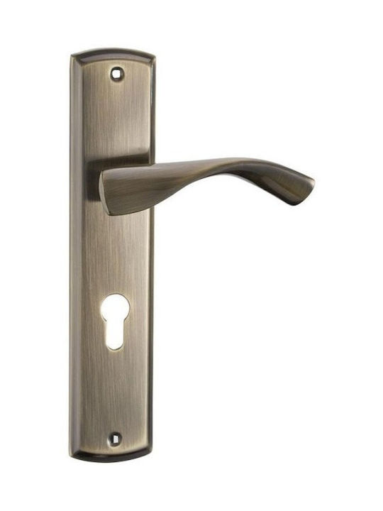 Domoletti Front Door Handle Brass
