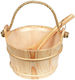 Urban Outdoor Saunazubehör Kuebel Sauna Kuebel 5l Holz Kuebel Sauna