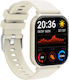 Denver SWC-176 Smartwatch με Παλμογράφο (Μπεζ)