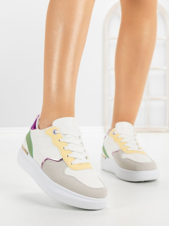 Kalapod Adidași Flatforms Pentru Femei Verzi