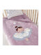 Kentia Cot Velvet Lilac Baby Blanket 100x140cm