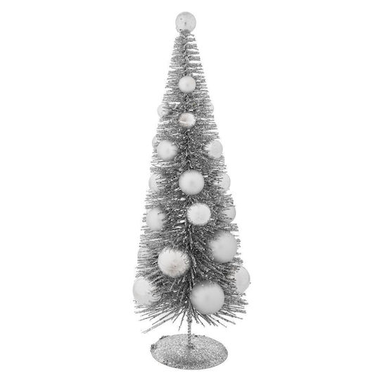 Christmas Decorative Tree 50cm Adorned Silver Tree