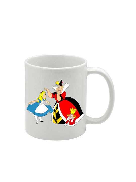 Weiße Tasse Alice