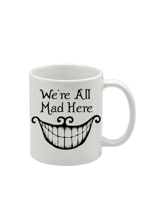Weiße Tasse Alice