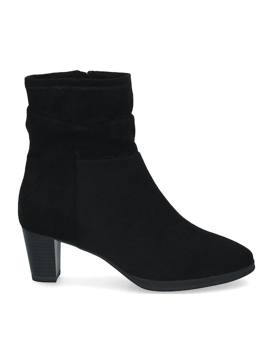 Suede Stiefeletten Damen Schwarz