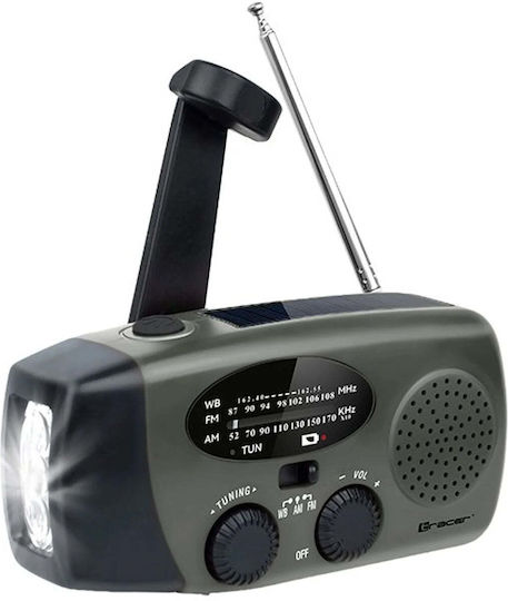 Tracer Explorer Pro Handheld Radio Solar mit USB Grau