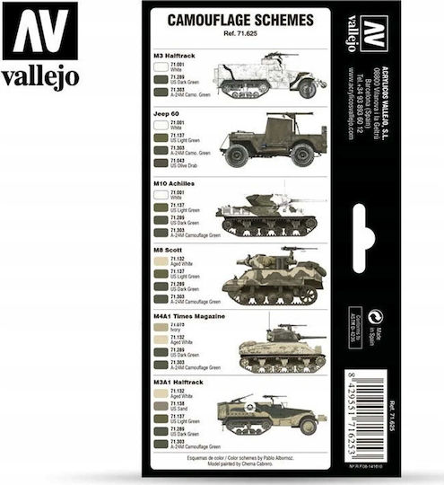 Vallejo Afv – Wwii US Army Europa Nordafrika Modellierwerkzeuge & Zubehör