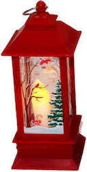Dorosimo Weihnachtskerze Laterne Rot 13x5.5cm